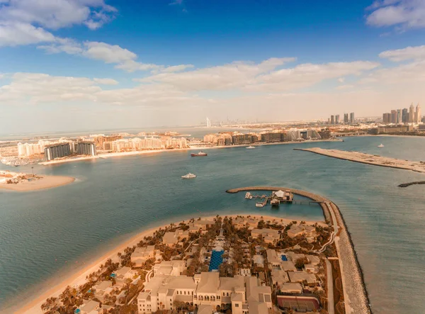 Остров Палм Джумейра в Дубае — стоковое фото