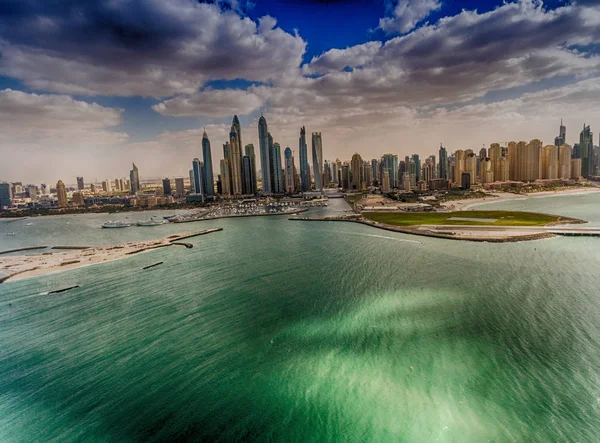 Vista aérea de Dubai Marina — Foto de Stock