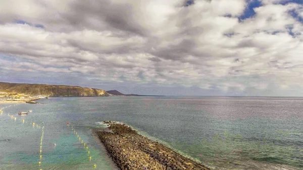 Vue Aérienne de Playa de Los Cristianos - Tenerife, Espagne — Photo