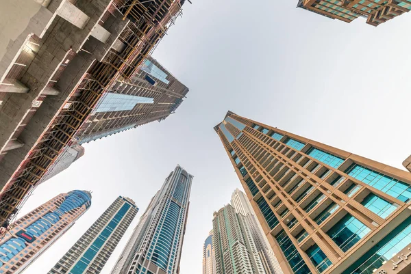 Tall skyscrapers of Dubai Marina — Stock Photo, Image
