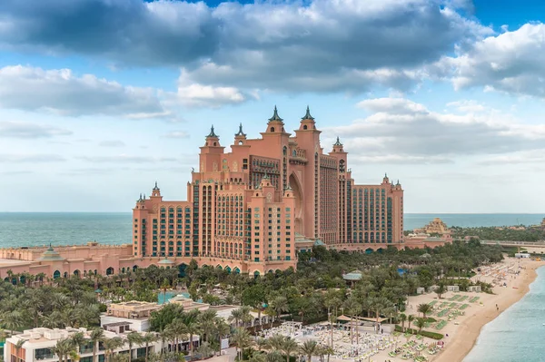 Panorama aerial view of Atlantis the Palm — Stock Photo, Image