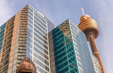 Sydney - Ekim 2015: Sydney manzarası güzel bir gün. Sydney