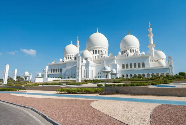 Schejk Zayed-moskén, Abu Dhabi - Uae — Stockfoto