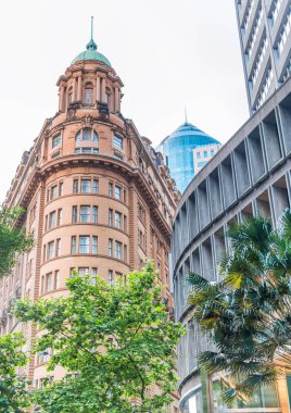 Antik ve modern binalar Martin Place, Sydney - Avustralya