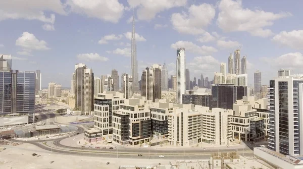 DUBAI - 12 DE DICIEMBRE DE 2016: Vista aérea del centro de Dubai. Dubai —  Fotos de Stock