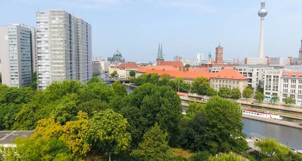 Vedere aeriană asupra Berlinului, Germania — Fotografie, imagine de stoc