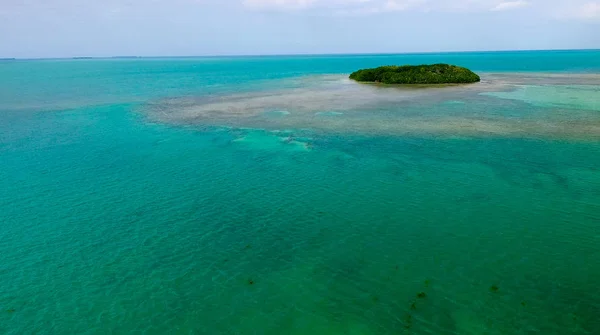 Florida Keys ωκεανό, αεροφωτογραφία — Φωτογραφία Αρχείου