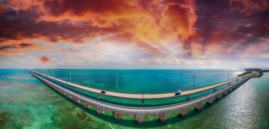 Yurtdışı otoyol havadan görünümü, Florida