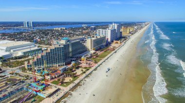 Fort Walton, Fl - Şubat 2016: Hava şehir manzaralı. Fort Walton ben