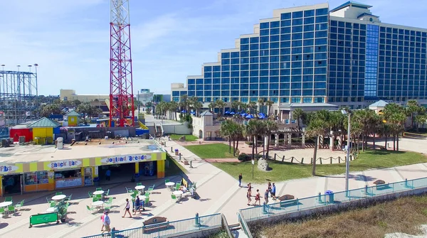 DAYTONA BEACH, FL - FEBRERO 2016: Vista aérea de la ciudad. Daytona Bea — Foto de Stock