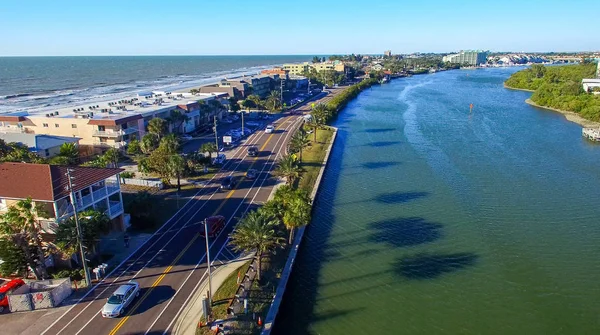 Indian Shores vue aérienne, côte de Floride, États-Unis — Photo