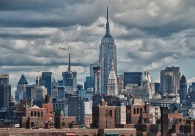 New York şehrinin gökdelenleri