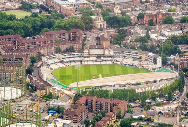 LONDRES, INGLÊS - JUNHO 2015: Vista aérea do Kia Oval Cricket — Fotografia de Stock