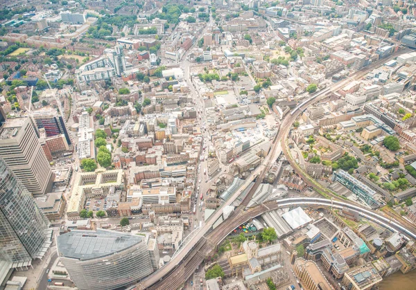 Vista aérea del horizonte de Londres, Reino Unido —  Fotos de Stock
