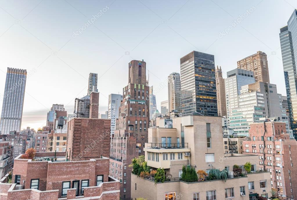 Tall buildings of Manhattan, New York City - USA