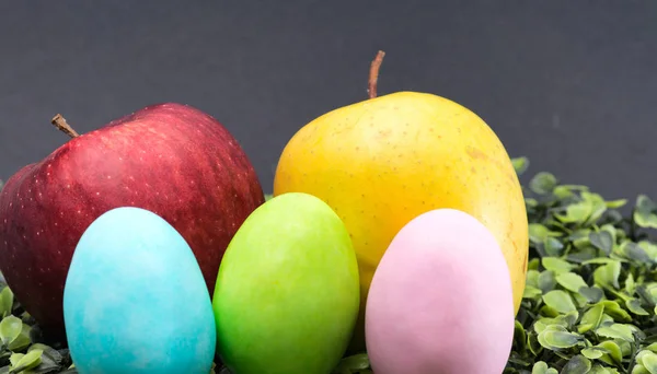 Easter eggs composition — Stock Photo, Image