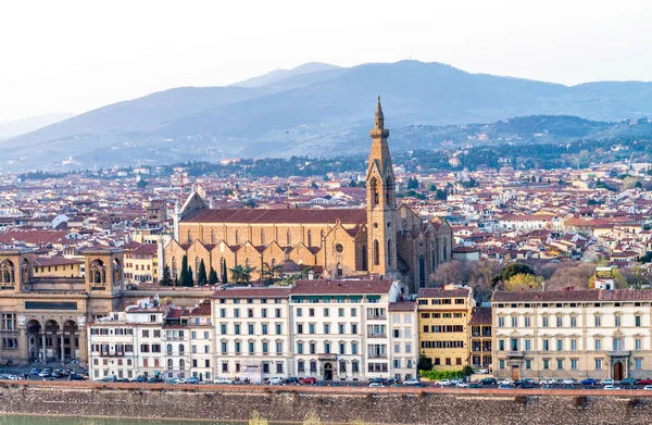 Panoramik Florence - Toskana, İtalya — Stok fotoğraf