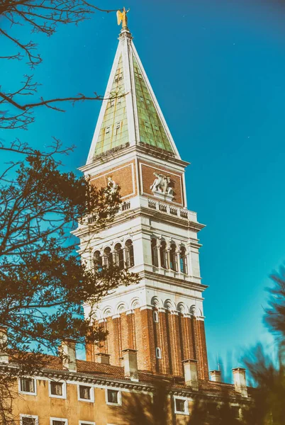 Venedik St Mark Meydanı Kulesi — Stok fotoğraf
