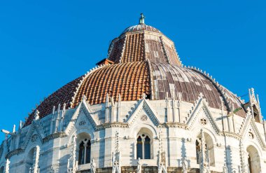 Mimari ayrıntılı olarak mucizeler Meydanı, Pisa İtalya