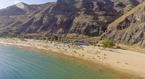 Luftaufnahme der Küste von Teneriffa, Kanarische Inseln — Stockfoto