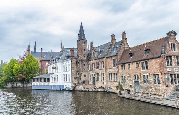Antiga cidade medieval de Brugge — Fotografia de Stock