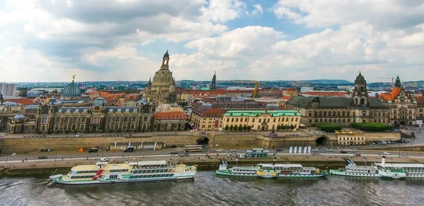 Dresden güzel şehir manzarası — Stok fotoğraf