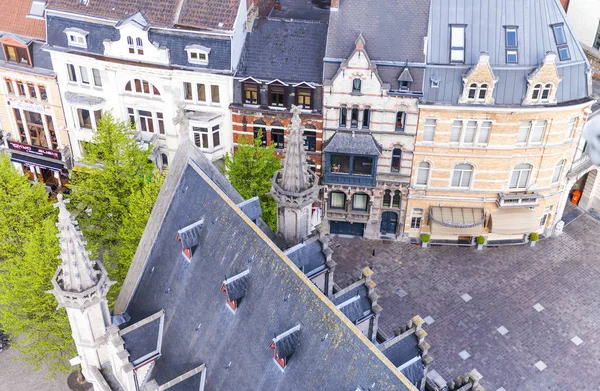 Arquitetura da cidade medieval de Gent — Fotografia de Stock