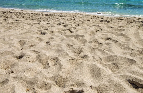 Praia de areia bonita — Fotografia de Stock