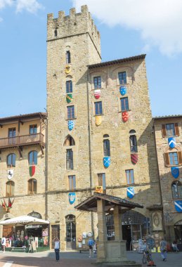 Arezzo 'daki Büyük Meydan 