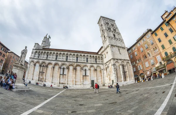 Όμορφη αρχιτεκτονική της Lucca — Φωτογραφία Αρχείου