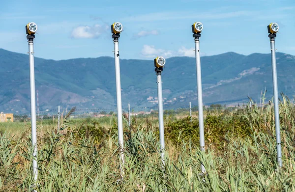 Airport runway lights