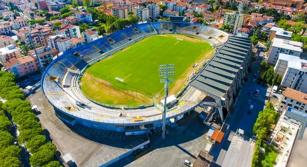 Flygfoto över staden stadium — Stockfoto