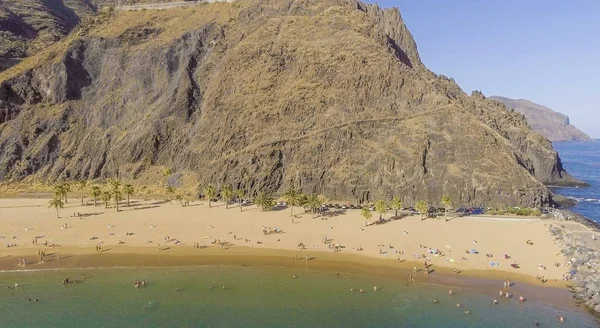 Vista aérea da costa de Tenerife, Ilhas Canárias — Fotografia de Stock