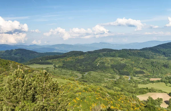 Güzel manzara ve tepeler Toskana, İtalya