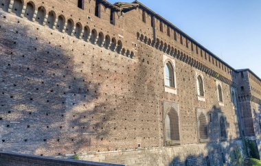 Sforza Kalesi, Milan. Güzel dış görünümü