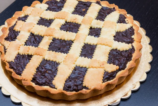 Csokoládés pite - Torta coi bischeri, Toszkána — Stock Fotó