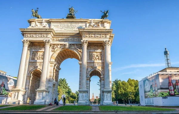 Arco della Pace in Milaan — Stockfoto
