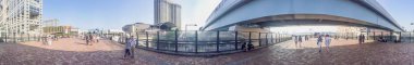Tokyo - 22 Mayıs 2016: Odaiba, turist