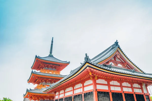 Kiyomizu-dera Tempelarchitektur in Kyoto, Japan — Stockfoto