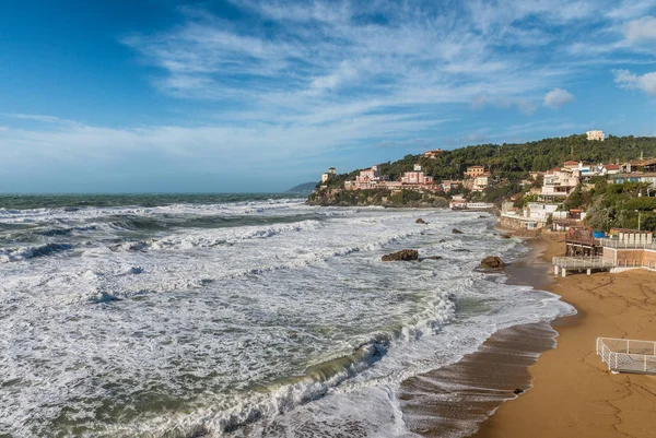 Tormenta marina en temporada de invierno — Foto de Stock