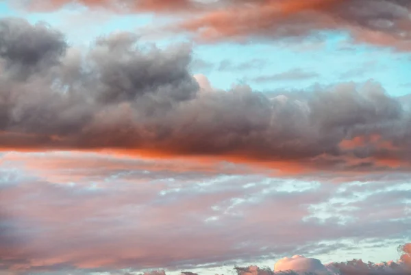 Krásná červená obloha západu slunce — Stock fotografie
