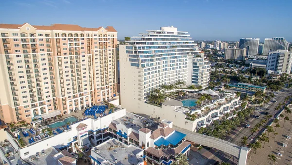 Fort Lauderdale costa, vista aérea de la Florida — Foto de Stock