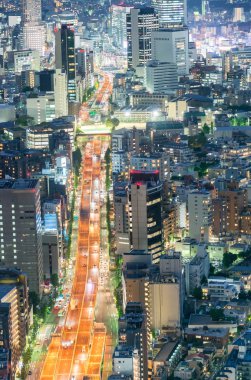Roppongi Hills Tokyo gece manzarası