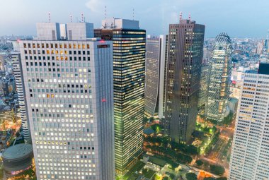 Shinjuku, Tokyo - Japonya modern manzarası