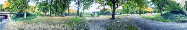 New York Central Park panoramic view in autumn — Stock Photo, Image