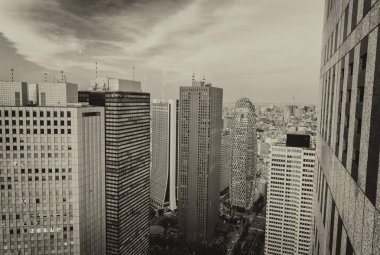 Shinjuku, Tokyo - Japonya modern manzarası