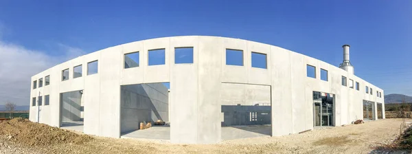 Vista panorámica de la obra en construcción — Foto de Stock