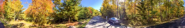 Piękny krajobraz w sezonie liści, New England - Usa — Zdjęcie stockowe