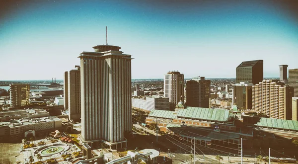 Flygfoto över New Orleans skyline, Louisiana — Stockfoto