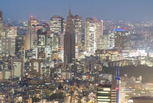 Tokyo natt skyline från Roppongikullarna — Stockfoto